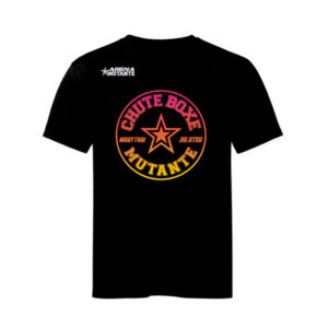 Camiseta masculina preta Chute Boxe Mutante